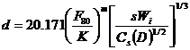 怎樣計算球磨機的研磨體直徑？